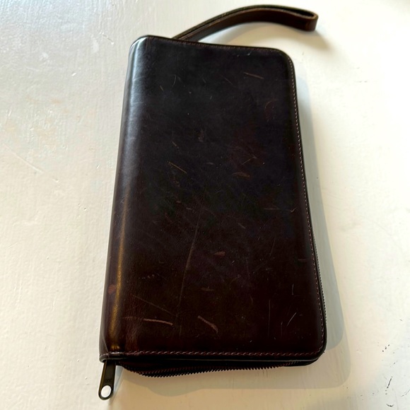 Eddie Bauer leather travel wallet Unisex - Picture 1 of 5